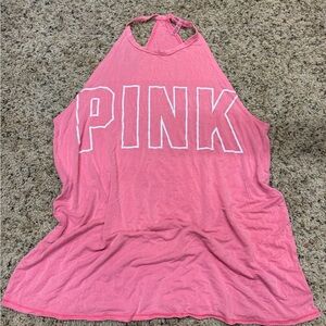 PINK Victoria's Secret Halter Top in Bright Pink